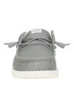 Hey Dude Wally Slip Stretch Canvas Grey Size 13, Men’s Shoes, Men's Slip-on Loafers, Comfortable & Light-Weight