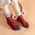 Tavaleu Wool Socks for Women - Winter Warm Vintage Socks, Thermal Wool Socks, Boot Hiking Socks