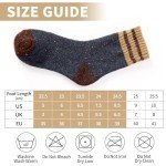 Tavaleu Wool Socks for Women - Winter Warm Vintage Socks, Thermal Wool Socks, Boot Hiking Socks