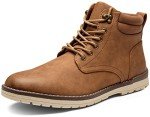 Vostey Men's Hiking Boots Waterproof Casual Chukka Boots for Men(BMY670B Yellow Brown 10)