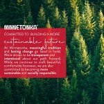 Minnetonka Mens Pile Lined Moccasin Slipper with Hard Soles Brown, 10.5