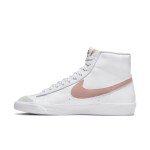 Nike Blazer Mid '77 WMNS Shoes, White/Black/Summit White/Pink Oxford, Size 8.5