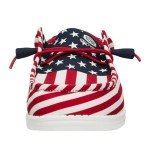 Hey Dude Men's Wally Americana American Flag Size 13 | Men's Shoes | Men Slip-on Loafers | Comfortable & Light-Weight