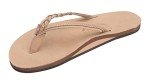 Rainbow Sandals Women’s Flirty Braidy Premier Leather w/Single Braided Strap, Sierra Brown, Ladies Small / 5.5-6.5 B(M) US