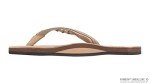 Rainbow Sandals Women’s Flirty Braidy Premier Leather w/Single Braided Strap, Sierra Brown, Ladies Small / 5.5-6.5 B(M) US