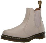 Dr. Martens Women's 2976 Virginia Chelsea Boot, Vintage Taupe, 8
