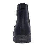 Nautica Men's Chelsea Boot Slip-On Dress Ankle Shoe Chukka Desert Boots-Wuzer-Black Smooth-10