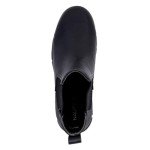 Nautica Men's Chelsea Boot Slip-On Dress Ankle Shoe Chukka Desert Boots-Wuzer-Black Smooth-10