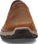 Skechers USA Men's Men's Respected-Elgin Hands Free Slip-in Moccasin, Brown, 10