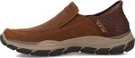 Skechers USA Men's Men's Respected-Elgin Hands Free Slip-in Moccasin, Brown, 10