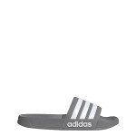 adidas unisex-adult Shower Slide Grey/White/Grey 9