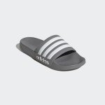 adidas unisex-adult Shower Slide Grey/White/Grey 9