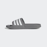 adidas unisex-adult Shower Slide Grey/White/Grey 9