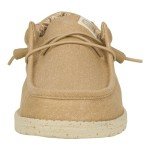 Hey Dude Men's Wally Stretch Canvas Tan Size 11 | Men's Shoes | Men Slip-on Loafers | Comfortable & Light-Weight