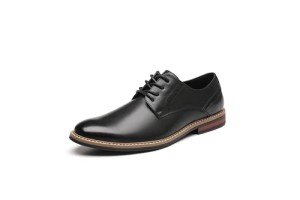 DECARSDZ Mens Classic Oxford Wingtip Modern Formal Lace Up Dress Shoes Wedding Shoe