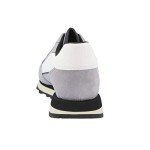 AX Armani Exchange mens Lifestyle Sneaker, Light Grey + Off White, 9 US