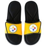 FOCO Pittsburgh Steelers NFL Mens Foam Sport Slide - L