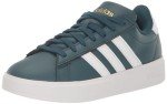 adidas Women's Grand Court Cloudfoam Lifestyle Comfort Sneaker, Arctic Night/White/Gold Metallic, 9.5
