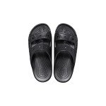 Crocs Unisex Men's and Women's Baya Two-Strap Slide Sandals, Black, Numeric_10 US