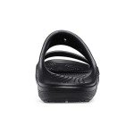 Crocs Unisex Men's and Women's Baya Two-Strap Slide Sandals, Black, Numeric_10 US