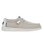 Hey Dude Wally Sport Mesh White Size 9 | Men's Shoes | Men's Slip On Loafers | Comfortable & Light Weight