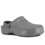 Nautica Men's Clogs -Warm Sandal - Fuzzy Slippers Slip-On With Adjustable Back Strap With Faux Fur - Classic Lined Clog Sports Winter Shoe-River Coast Cozy-Grey Size-10