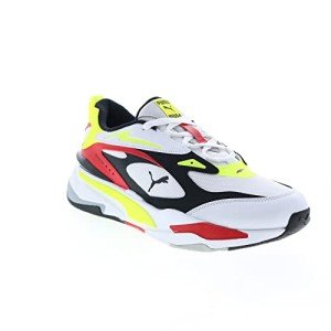 Puma Mens RS-Fast Limits White Lifestyle Sneakers Shoes 7.5