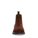 Steve Madden Women's Leopold Chelsea Boot, Brown Suede, 7.5