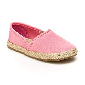 Simple Joys by Carter's Girls Ari Canvass Espadrille Sneaker, Pink, 6 Toddler