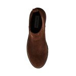 Steve Madden Women's Leopold Chelsea Boot, Brown Suede, 7.5
