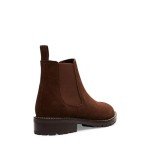 Steve Madden Women's Leopold Chelsea Boot, Brown Suede, 7.5