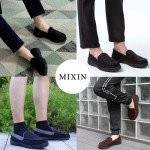 MIXIN Slippers for Men House Shoes Moccasin with Comfortable Memory Foam Indoor Outdoor black grey 10.5
