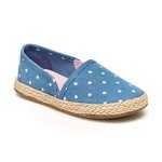 Simple Joys by Carter's Girls Ari Canvas Espadrille Sneaker, Blue, 9 Toddler