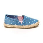 Simple Joys by Carter's Girls Ari Canvas Espadrille Sneaker, Blue, 9 Toddler