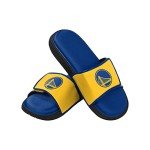 FOCO Golden State Warriors NBA Mens Foam Sport Slide Sandals - L