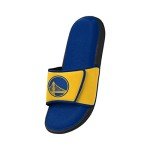 FOCO Golden State Warriors NBA Mens Foam Sport Slide Sandals - L