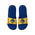 FOCO Golden State Warriors NBA Mens Foam Sport Slide Sandals - L