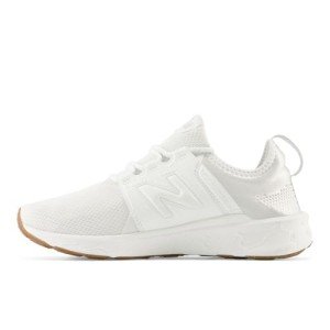 New Balance Women's Fresh Foam X Cruz V3 Running Shoe, White/White/Gum, 8