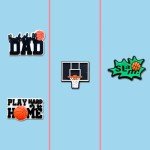 Zanerolan 25Pcs Basketball Shoe Decoration Charms for Clog, Sports Ball Charms