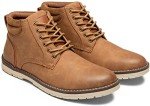 Vostey Men's Boots Winter Hiking Boots Water-Resistant Casual Chukka Boots for Men (BMY673 Yellow Brown Size 10.5)