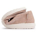 Hey Dude Women's Wendy Sparkling Rose Gold Size 8 | Women’s Shoes | Women’s Lace Up Loafers | Comfortable & Light-Weight