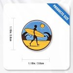 Qimbytar 15Pcs Summer Sports Shoe Charms Fit for Clog Sandals Decoration, Beach Shoe Charms for Party Favor