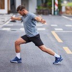 FitVille Wide Width Walking Sneakers Arch Support Shoes for Men Lifestyle Running Shoes for Wide Feet Cross Training Shoes Flat Wide Toe Trainers Shoes (Majolica Blue, 11.5 Wide)