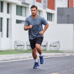 FitVille Wide Width Walking Sneakers Arch Support Shoes for Men Lifestyle Running Shoes for Wide Feet Cross Training Shoes Flat Wide Toe Trainers Shoes (Majolica Blue, 11.5 Wide)