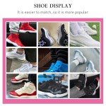 NDTEZUGT 2 Pairs 5mm Basketball Shoe Laces for Jordan 11 Sneakers, Thick Round Heavy Duty Shoelaces Strings Replacement (White,54"/140cm)