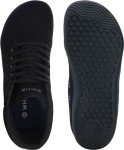 WHITIN Women's High Top Sneakers Barefoot Minimalist Shoes Wide Toe Box Zero Drop Sole Size 9.5W Canvas Training Tenis Fashion Walking Gym All Black 41