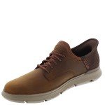 Skechers Men's Garza-Gervin Slip-in Moccasin, Brown, 13