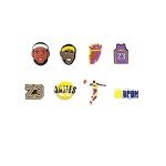 Qqtozsy 30pcs Basketball Shoes Charms for Boys, Unduplicated Shoe Charms for Boys Gift Decor PVC Sports Shoe Charms for Teens Man Party Favors