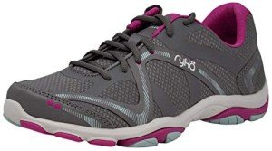 Ryka Women's Influence Frost Grey/Rose/Pale Aqua Training Shoe 9.5 M US