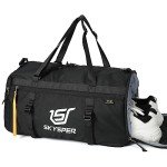 SKYSPER Men's Small Gym Duffel Bag with Compartments